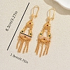 Ethnic Style Alloy Long Tassel Chandelier Earrings for Women JY2387-2