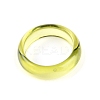 Resin Finger Rings RESI-WH0024-76H-2