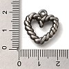 304 Stainless Steel Pendants STAS-H223-19AS-01-3