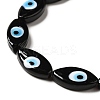 Handmade Evil Eye Lampwork Beads Strands LAMP-G154-06C-3