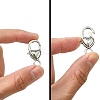 18Pcs 6 Styles Tibetan Style Zinc Alloy Lobster Claw Clasps FIND-YW0004-52-4