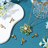 6Pcs Stainless Steel Pin to Pendant Converter FIND-SC0019-08-4