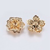 5-Petal Brass Bead Caps LS-KK-F740-50G-2