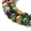Dyed Natural Agate Beads Strands G-G203-09D-10mm-4