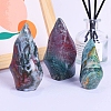 Natural Crystal Ocean Jade Torch Home Decoration PW-WG429E5-02-2