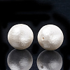 Compressed Cotton Pearl Beads WOVE-S114-20mm-13-1