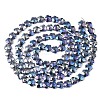 Electroplate Glass Beads Strands EGLA-S176-09A-2