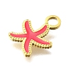 304 Stainless Steel Enamel Charms STAS-K263-86A-G-2