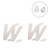 Hypoallergenic Bioceramics Zirconia Ceramic Stud Earrings EJEW-F340-04W-1