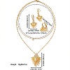 Alloy Crystal Rhinestone Double Layer Necklace & Earrings & Rings Sets FS-WG16ACC-01-4