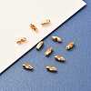 Brass Ball Chain Connectors KK-F824-025G-3