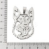 Non-Tarnish 201 Stainless Steel Big Pendants STAS-A090-02P-3