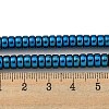 Electroplated Synthetic Non-magnetic Hematite Beads Strands G-K361-A03-03-4