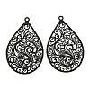 Spray Printed 430 Stainless Steel Pendants STAS-P359-01F-1