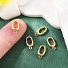 SHEGRACE Brass Spring Gate Rings XGR0096G-129G-4