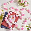 Cotton Christmas Pompom Ball String Ornaments AJEW-WH20020-101B-4