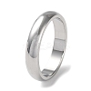 Non-Tarnish 304 Stainless Steel Simple Plain Band Finger Ring for Women Men RJEW-F152-03P-1