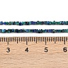 Natural Chrysocolla and Lapis Lazuli Beads Strands G-K399-B08-01-5