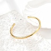Ion Plating(IP) 304 Stainless Steel Simple Thin Cuff Bangles X-BJEW-P296-02G-5