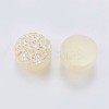Imitation Druzy Gemstone Resin Cabochons RESI-E012-02I-1