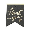 100Pcs Hot Stamping Thank You Paper Gift Tags CDIS-A007-01C-1