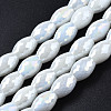 Electroplate Glass Beads Strands EGLA-S194-15A-A13-1