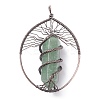 Natural Green Aventurine Big Pendants G-F702-02R-D-2