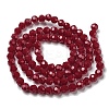 Opaque Glass Beads Stands EGLA-A035-P6mm-D16-3