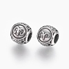 316 Surgical Stainless Steel European Beads STAS-P212-18P-07-2