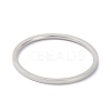 Non-Tarnish 1mm Polished Plain Dome Finger Ring for Girl Women RJEW-C012-02E-P-2