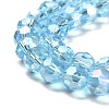 Transparent Glass Beads EGLA-A035-T8mm-B08-3