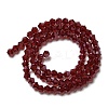 Transparent Electroplate Glass Beads Strands GLAA-F029-2mm-C27-2