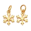 925 Sterling Silver Christmas Snowflake Charms STER-P071-18G-1