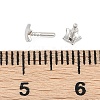 Star Brass Head Pins KK-U051-02P-02-4