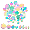 48Pcs 8 Style Ion Plating(IP) 304 Stainless Steel Charms STAS-AR0001-41-1