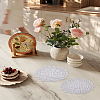 4Pcs 4 Styles Cup Mat Cotton Coaster AJEW-LP0005-98B-3