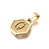 304 Stainless Steel Charms STAS-H227-01G-Q-2