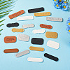100Pcs 20 Styles PU Leather Label Tags PURS-TA0001-02-7