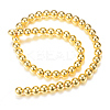 Electroplate Non-magnetic Synthetic Hematite Bead Strands X-G-Q466-10mm-01-2