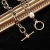 Stainless Steel Cable Chains Link Bracelets BJEW-F485-02G-3