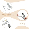 Textured Round Aluminum Wire AW-R004-2m-01-4