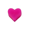 Heart Food Grade Eco-Friendly Silicone Beads SIL-WH0013-56L-1