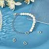 4Pcs 925 Sterling Silver Spring Gate Rings STER-PH0001-53-5