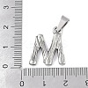 Non-Tarnish 304 Stainless Steel Pendants STAS-F235-01P-M-3