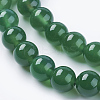 Natural Green Onyx Agate Beads Strands G-G583-10mm-11-3