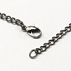 Vintage Iron Twisted Chain Necklace Making for Pocket Watches Design CH-R062-B-2