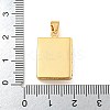 Rack Plating Brass Micro Pave Cubic Zirconia Locket Pendants KK-Z048-04G-3