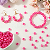 800Pcs Plastic Pearlized Beads KY-SP0001-53C-3