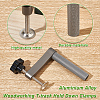Aluminium Alloy Woodworking T-track Hold Down Clamps TOOL-WH0131-04-4