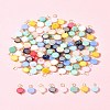 100Pcs Electroplate Glass Charms PALLOY-FZ00017-8